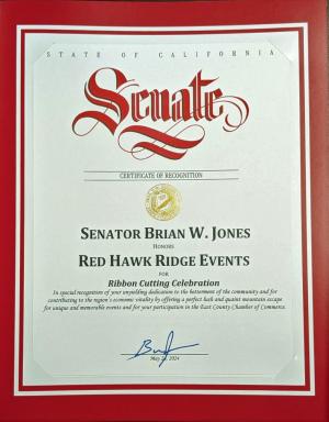Certificate of Recognition Request