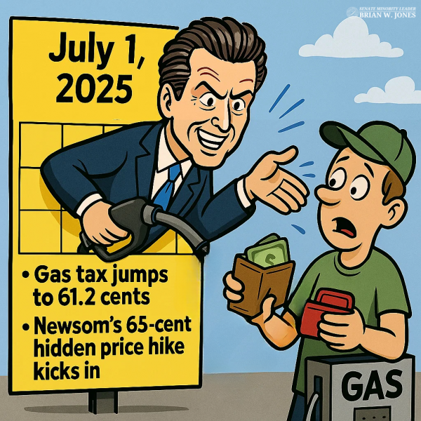 Leader Jones Warns Californians to Brace for Skyrocketing Gas Prices