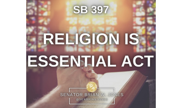 SB 397 Religion Is Essential