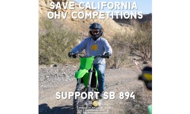 SB 894 Save Off-Highway Vehicle Competitions